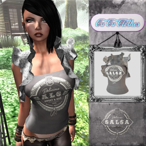 **CuCu! Ruffle Bolero & Top#salsA!