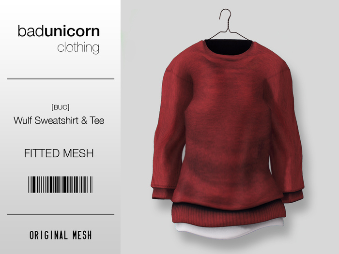 "Red" Wulf Sweatshirt & Tee