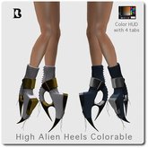 Blackburns High Alien Heels Colorable
