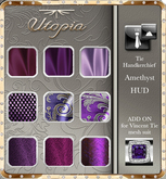 Utopia Vincent tie HUD Amethyst