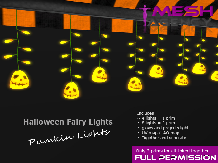 Halloween Fairy Lights - FULL PERM