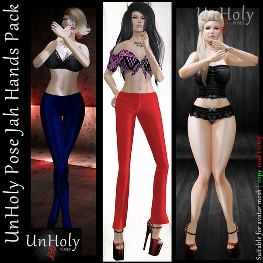 UnHoly Pose Jah Hands Pack