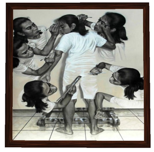 Family Fixes Family (Brown Frame)