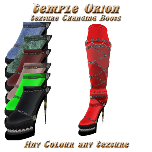 Color change shoes, Texture change shoes - The Temple Orion