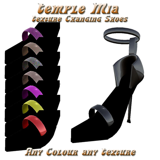 Color change shoes, Texture change shoes - The Temple Mia