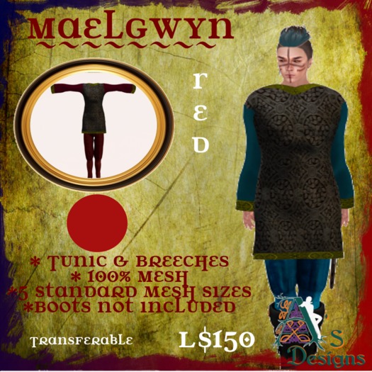 A's - Maelgywn Red Bag