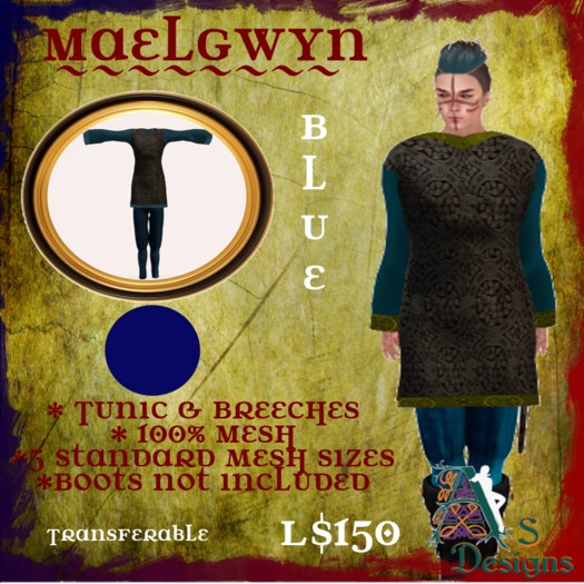 A's - Maelgywn Blue Bag