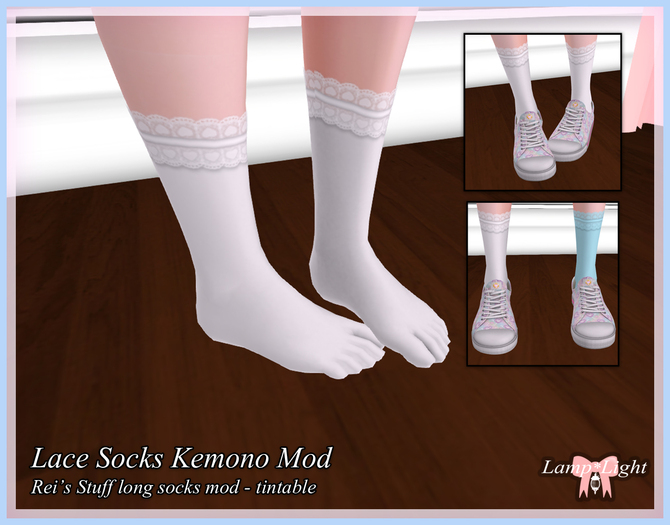 Lamp*Light - Kemono Rei's Socks Lace Mod