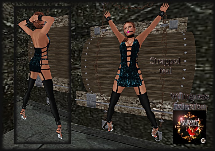 GYPSY COUTURE: Willingness Collection: Strapped teal (bag)