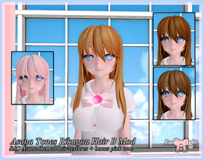Lamp*Light - Riku B hair Asuna textures