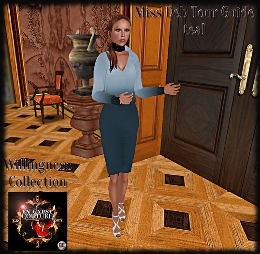 GYPSY COUTURE: Willingness Collection: Miss Deb Tour tea (bag)