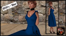 GYPSY COUTURE: Willingness Collection: 1950's blue (bag)