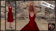 GYPSY COUTURE: Willingness Collection: 1950's red (bag)