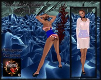 GYPSY COUTURE: Willingness Collection: Deb Swim-red stri (bag)