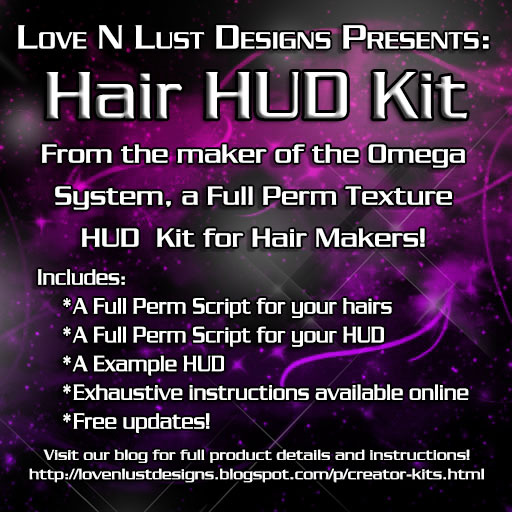 Second Life Marketplace - Full Perm Hair HUD KIT
