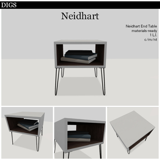 DIGS - Neidhart End Table [MESH]