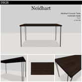 DIGS - Neidhart Console Table [MESH]