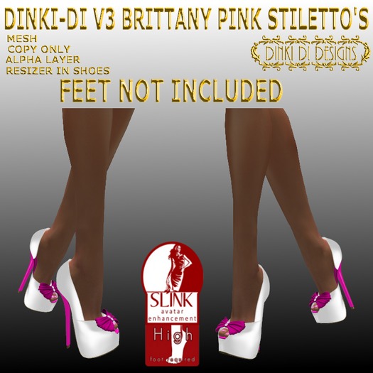 DINKI-DI V3 TIFFANY BRONZE STILETTO'S