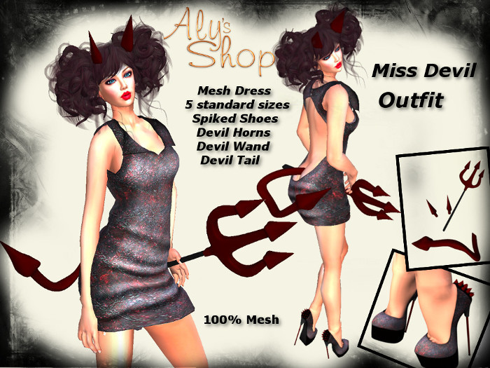 *Aly's Shop* Miss Devil Outfit
