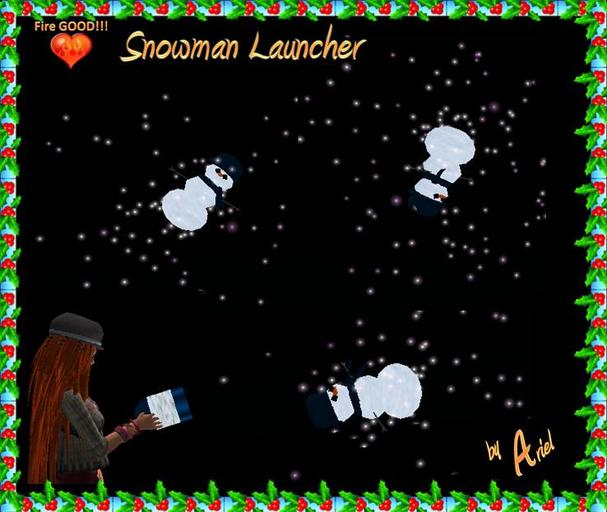 Fire GOOD!!! Snowman Launcher