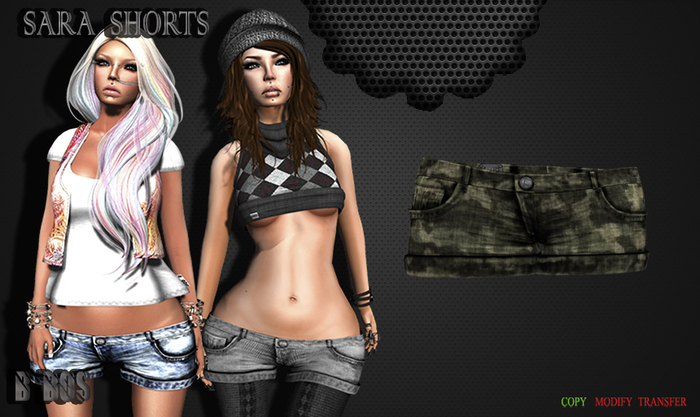 B BOS -Sara Short-Camo-