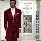 Utopia Vincent tie Ruby