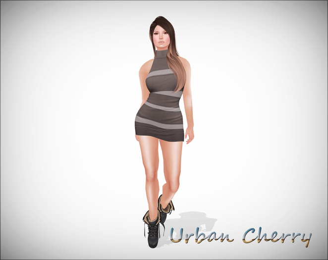 ***Urban Cherry*** Irena Mesh Dress #1