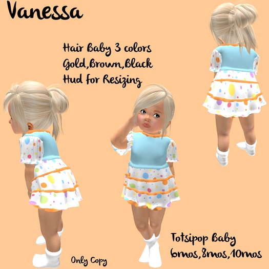 Totsipop Hair  Vanessa DEMO