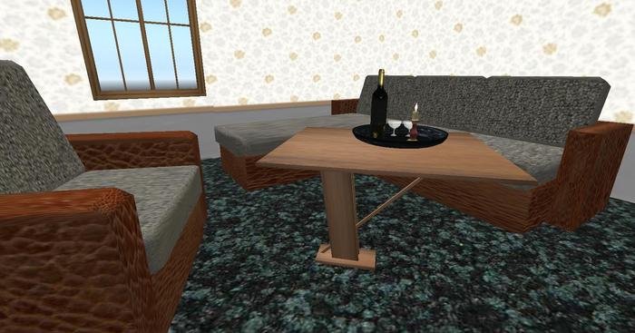 Designed Wooden Couch Table