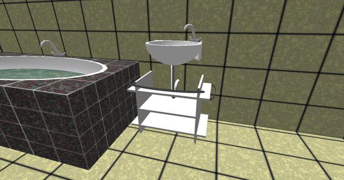 Mesh Bathroom Shelf