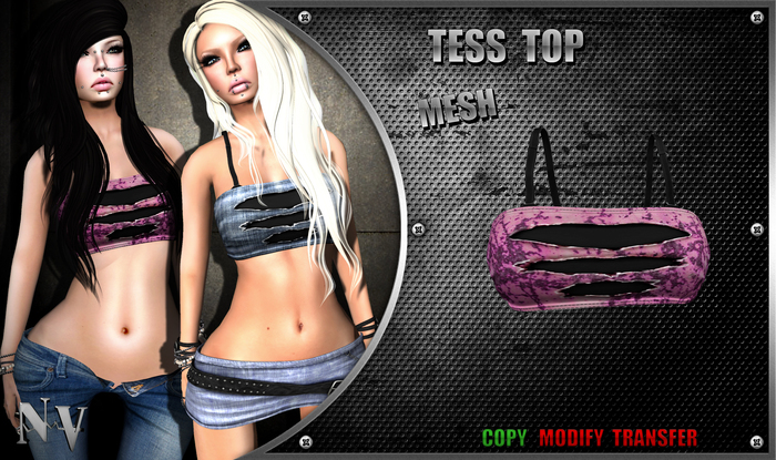 [NV] Tess Top -Pink-