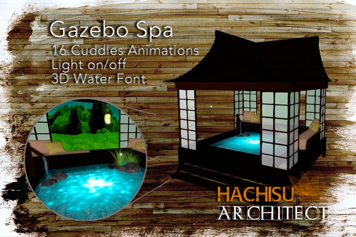HA:: Japanese Gazebo Spa :: Cuddles Animations