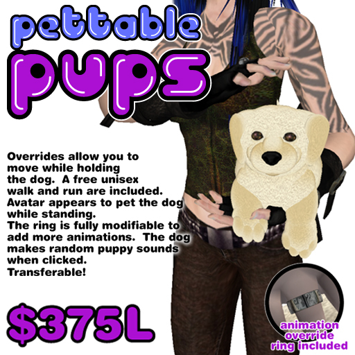 Pettable Puppy (Yellow Lab)