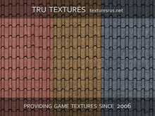 16775:HAND DRAFTED MIXED ROOF TILES SEAMLESS