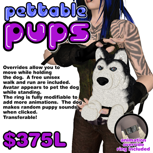 Pettable Puppy (Husky)
