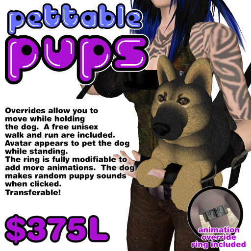 Pettable Puppy (German Shepherd)