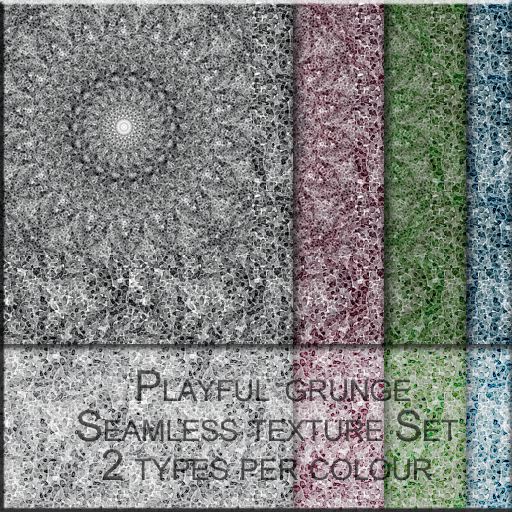 Texture set Playful grunge 
