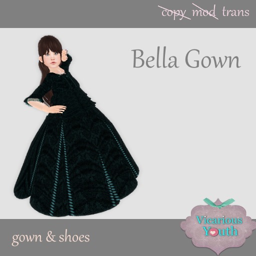 Vicarious Youth - Bella Gown - Teal