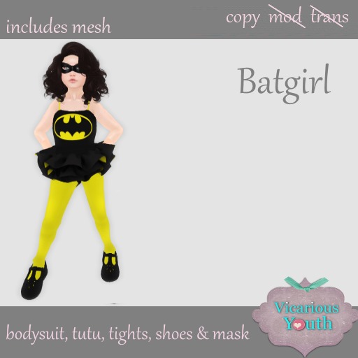 Vicarious Youth - Batman Costume (Girls)