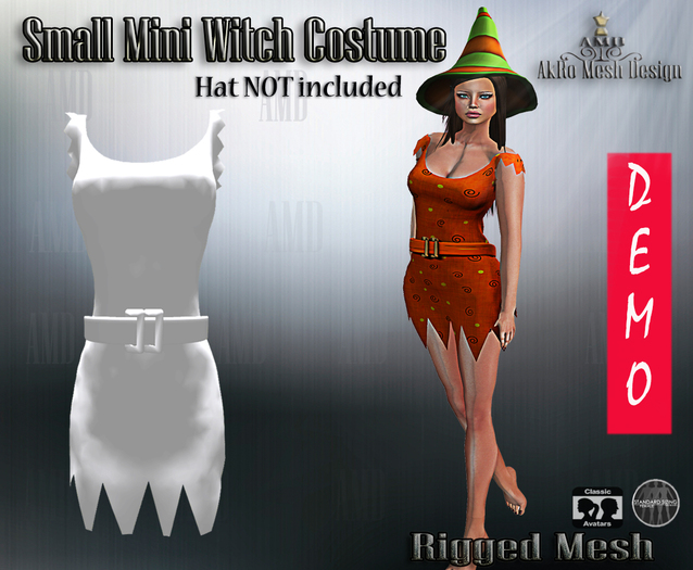DEMO_Small mini witch costume