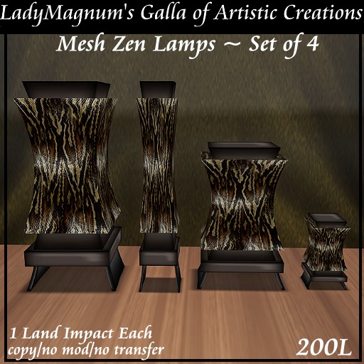LadyM's Mesh Zen Lamp - No 1-4 -Snake