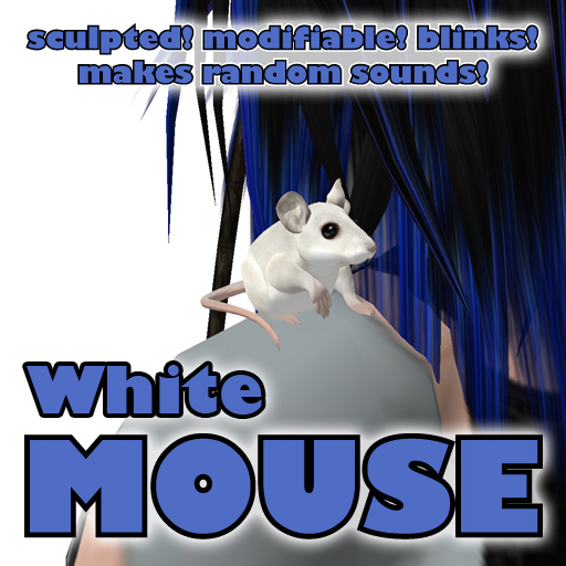 White Mouse Shoulder Pet