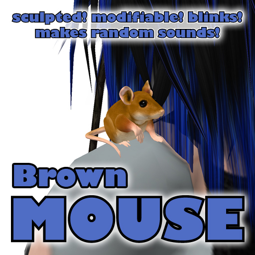 Brown Mouse Shoulder Pet