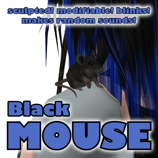 Black Mouse Shoulder Pet