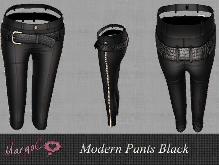 Modern Pants Black - MargoC