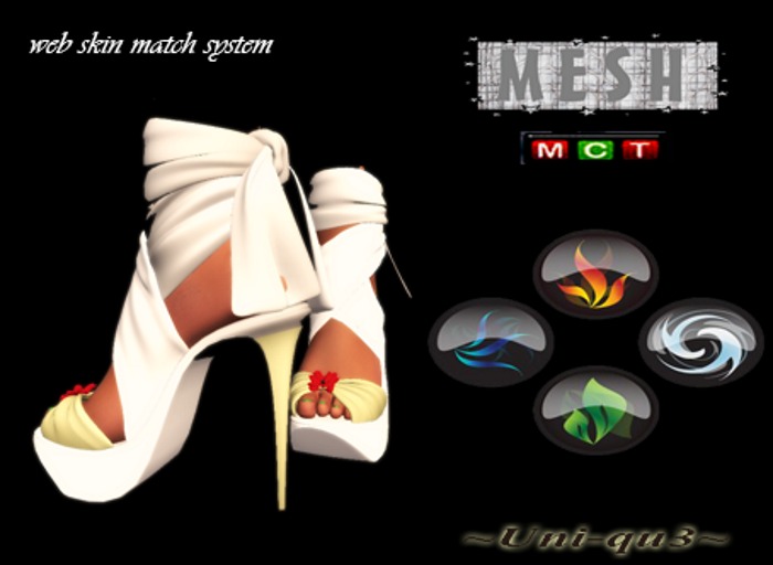 Uni-qu3 pure wrapped heels