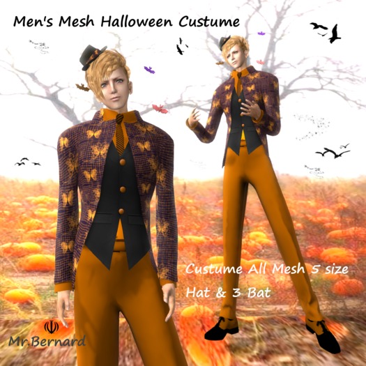 Men's Mesh Halloween Custume Box  19