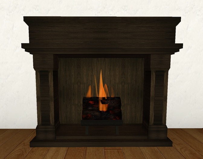 Fireplace Wooden 2