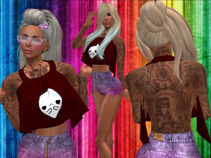 {PB} Sad Ghost Halter Top