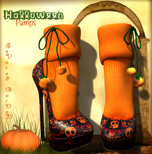 *{ SeVered GarDeN }* Halloween pumps!